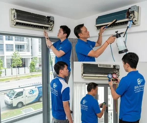 Billy Aircon professional technicians serving Bedok