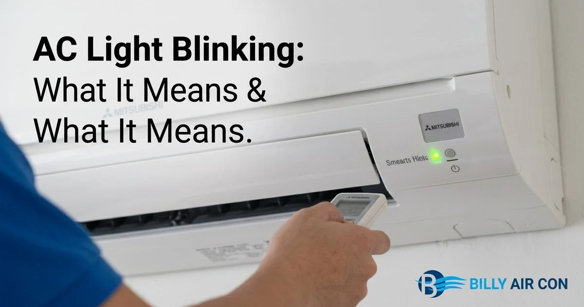 AC Light Blinking: What It Means & How to Fix It