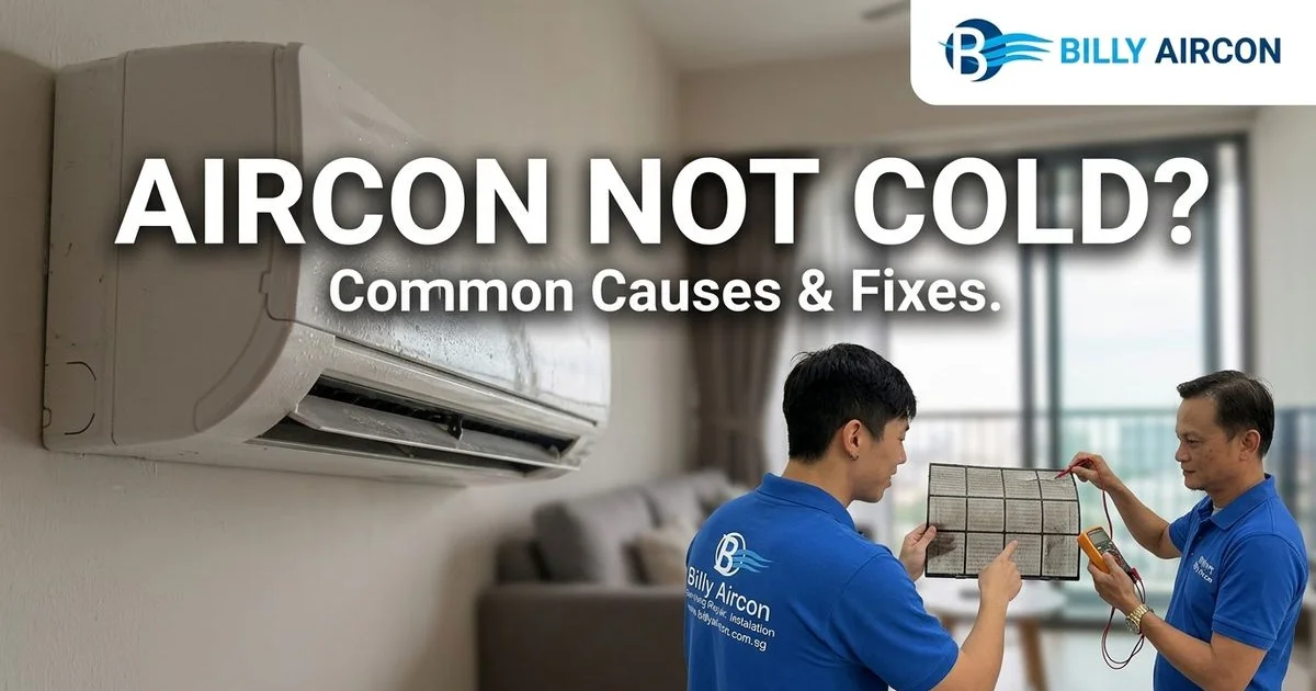 Aircon Not Cold? Common Causes & How We Fix It