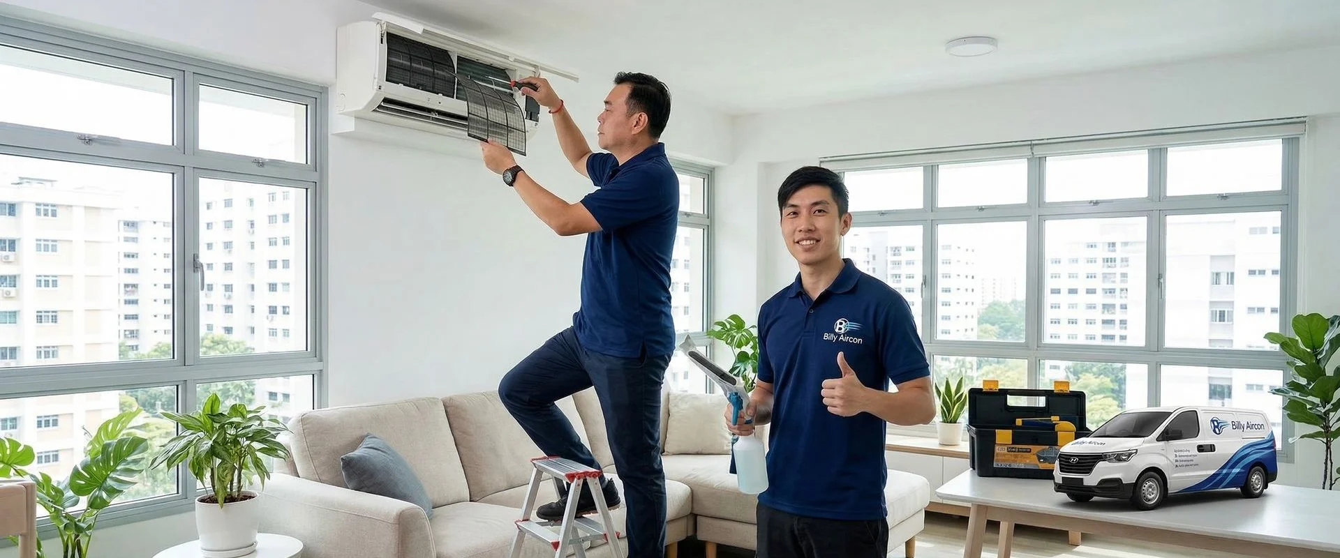 Professional aircon servicing in Singapore